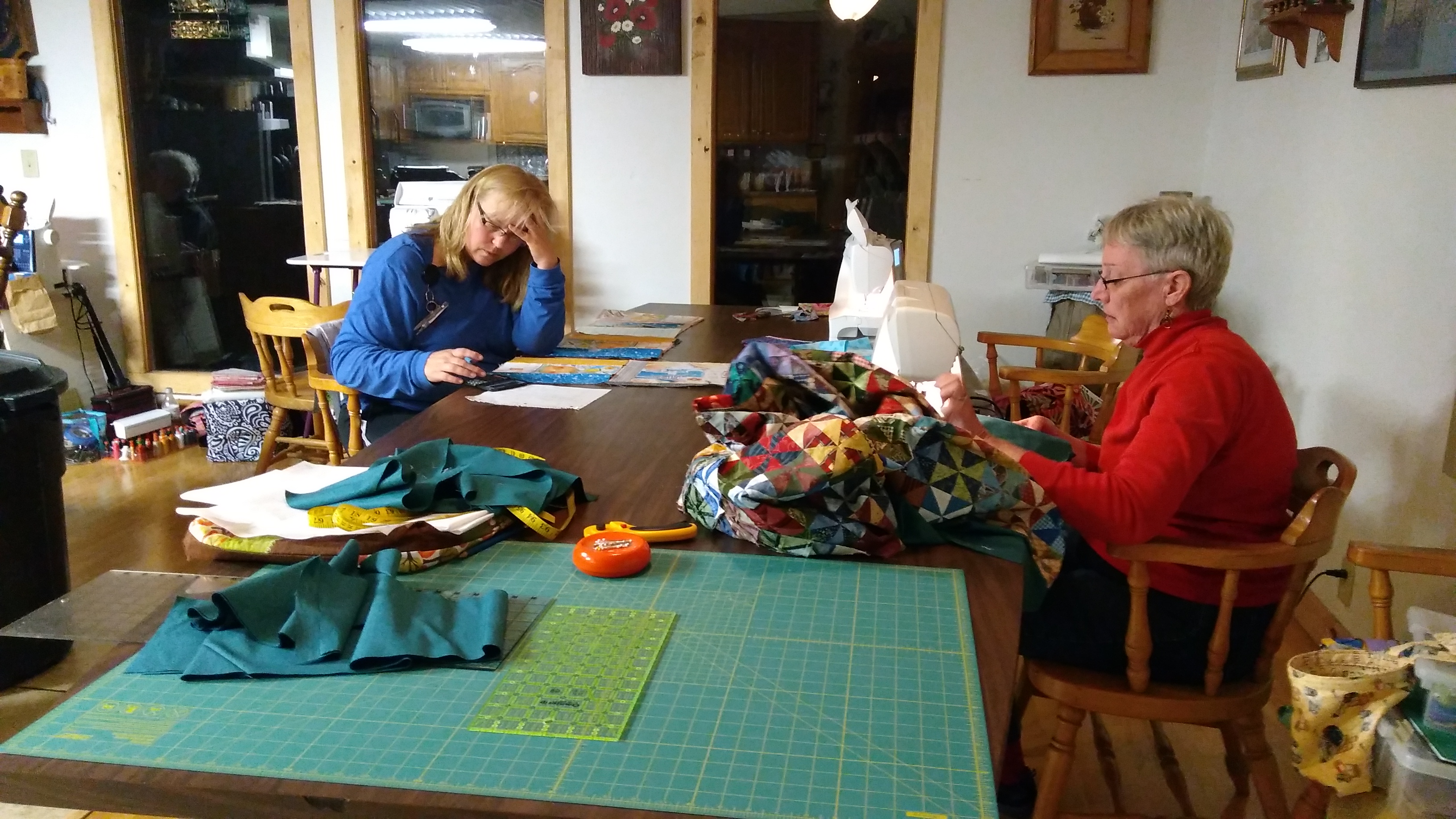 Iowa quilt retreat something stitched